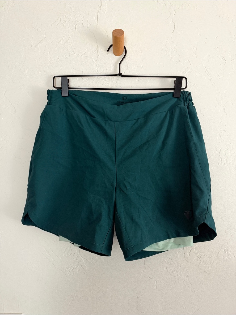 Women's Athletic Shorts in Deep Teal with Built-In padded Liner